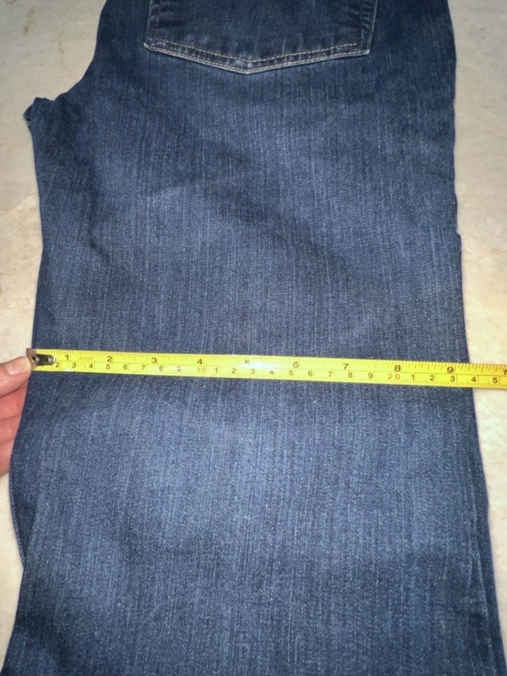 Carhartt Straight Fit Jeans Mens 33x30 Dark Wash Utility Farm Ranch Western - Picture 8 of 9